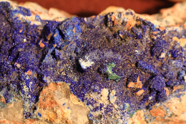 アズライト鉱物テクスチャ — ストック写真