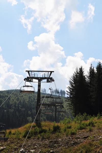 Funicular en montañas jeseniky — Foto de Stock