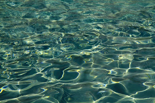 Blauwe water textuur — Stockfoto