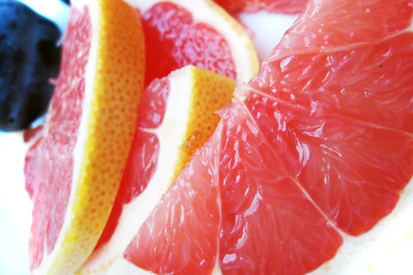 Rote Grapefruit Hintergrund — Stockfoto