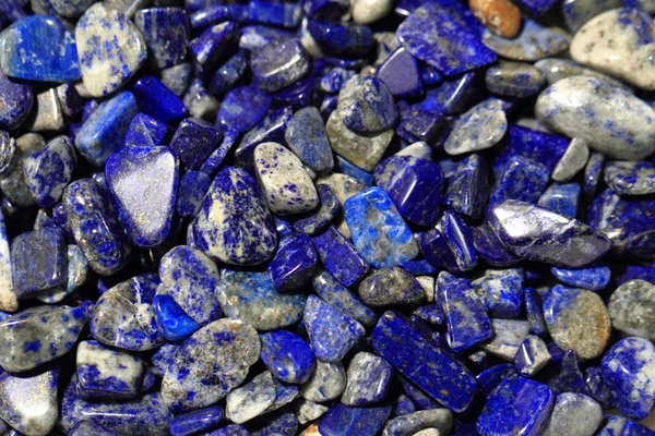 Lapislazuli mineralischer Hintergrund — Stockfoto