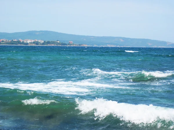 Blauwe zee van de Bulgaarse — Stockfoto