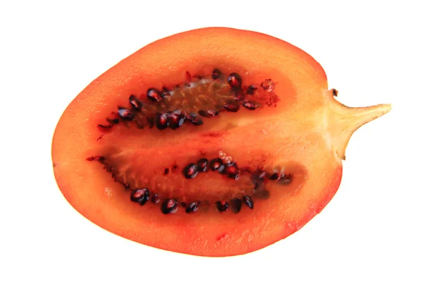 Half of tamarillo fruit — Stock Photo, Image