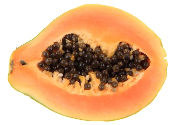 Fruits de papaye isolés — Photo