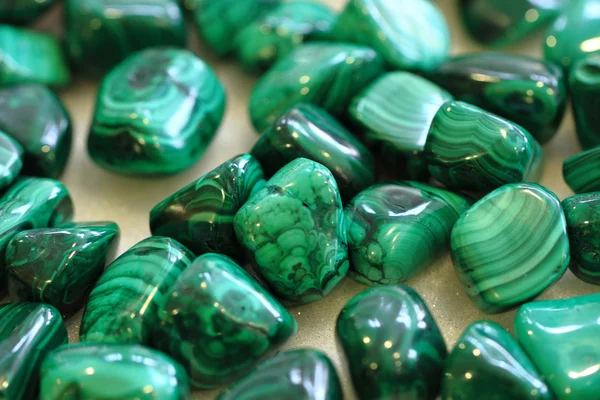 Malachite mineral texture — Stock Photo, Image