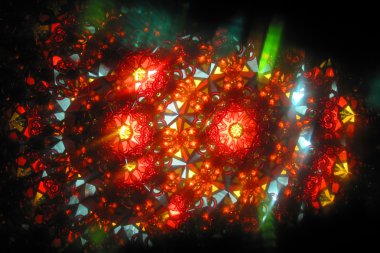 renk kaleydoskop doku