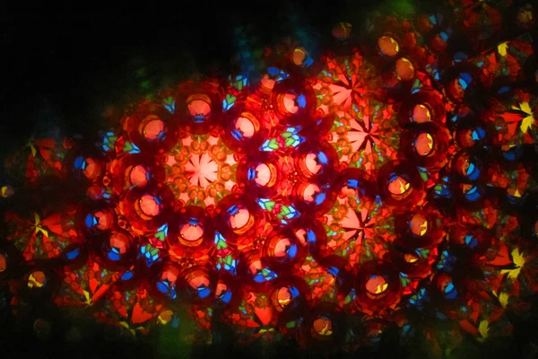 Texture kaléidoscope couleur — Photo