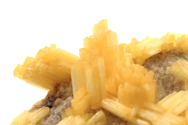 Mineral alunite amarelo — Fotografia de Stock