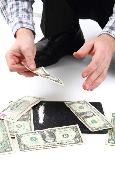 Kokain-Vorbereitung auf Startprobleme — Stockfoto