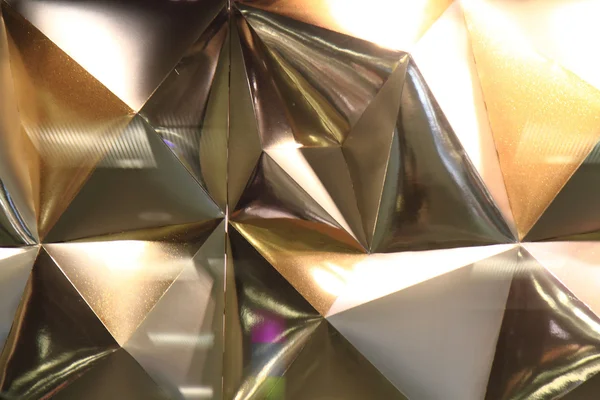 Текстура абстрактных золотых треугольников — стоковое фото