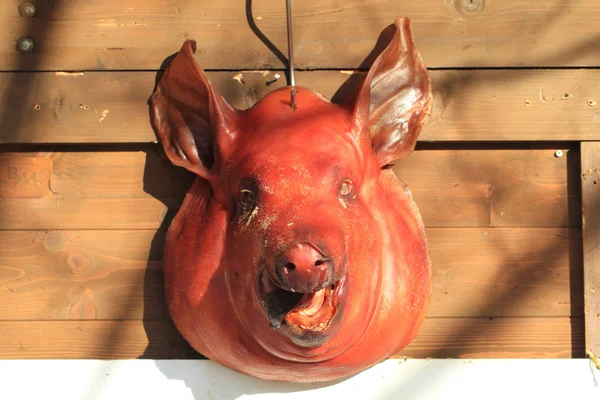 Cabeza de cerdo asada —  Fotos de Stock
