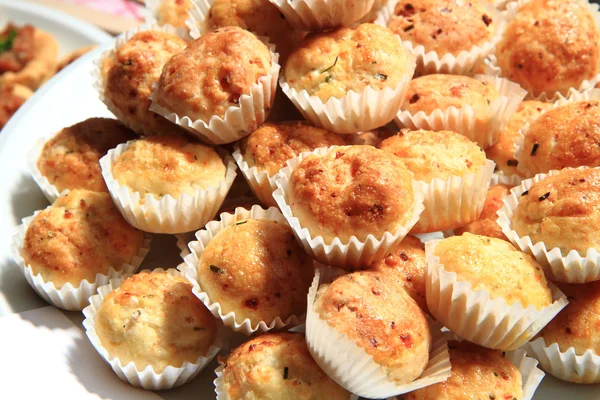 Fresh cheese muffins — Stock Photo, Image