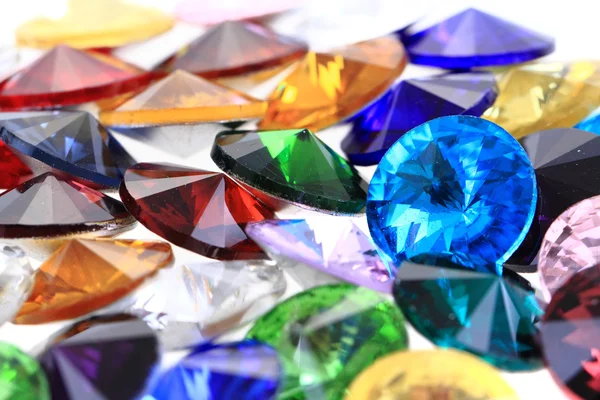 彩色玻璃钻石 — 图库照片