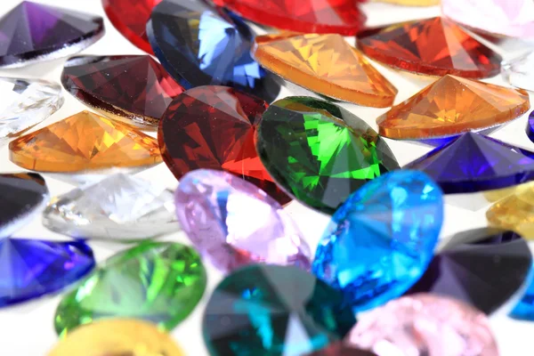 Diamantes de vidrio de color —  Fotos de Stock