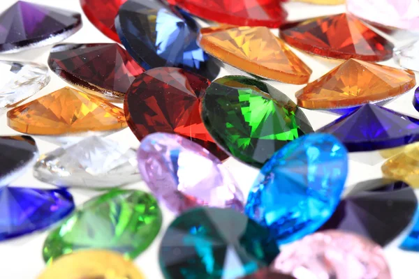 Color glass diamonds — Stock Photo, Image