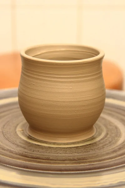 Keramik att göra närbild — Stockfoto