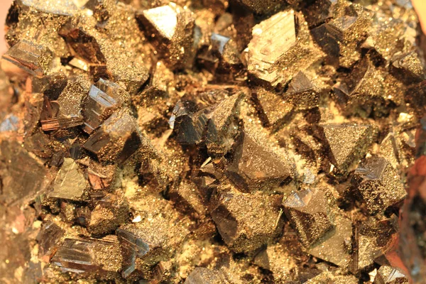 Colección de minerales de pirita — Foto de Stock