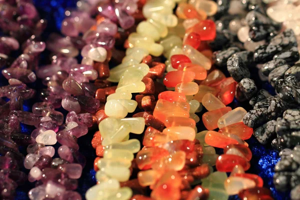 Natural color gems background — Stock Photo, Image