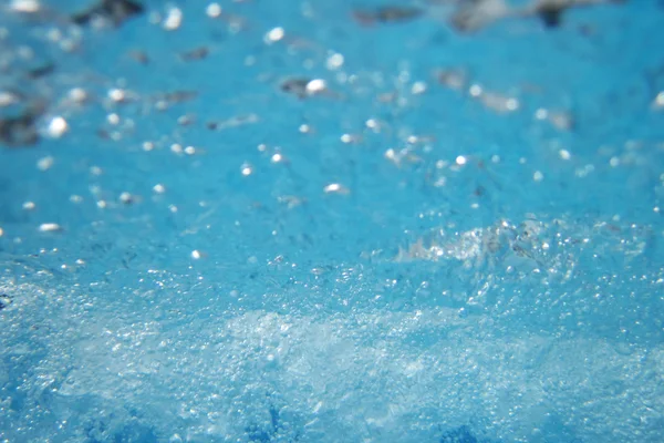 Modrá voda textura — Stock fotografie