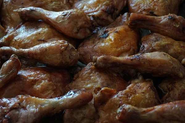 Gambe di pollo alla griglia — Foto Stock