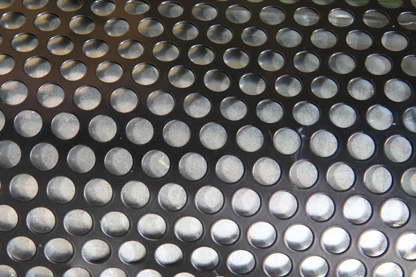 Текстура круглой стали — стоковое фото