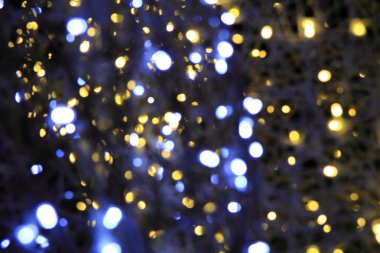 Noel ışıkları doku