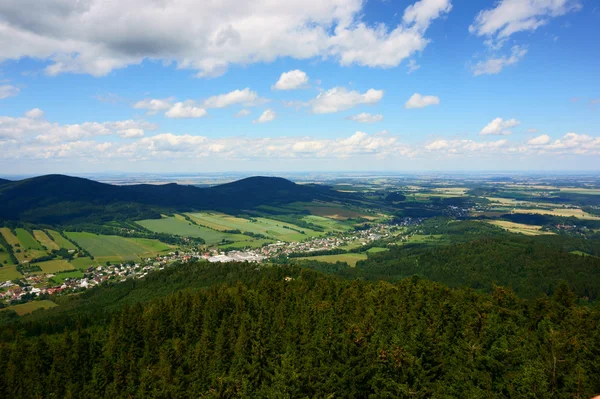 Jeseniky dağlar manzara — Stok fotoğraf