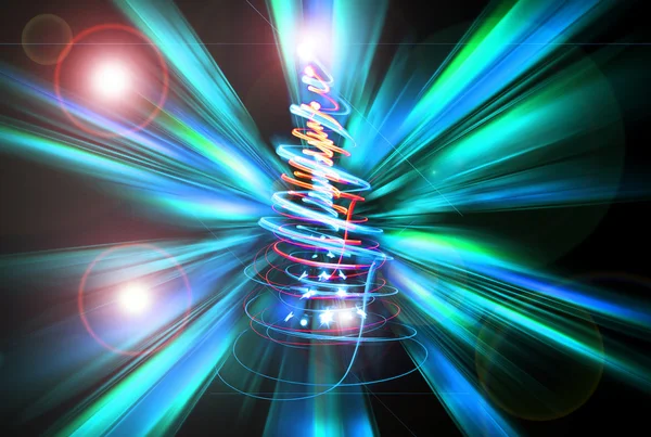 Abstract kerstboom — Stockfoto