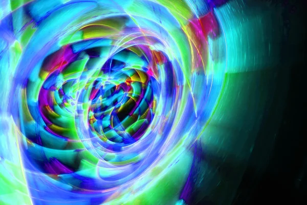Abstract color lights in the dark — Stock Photo, Image