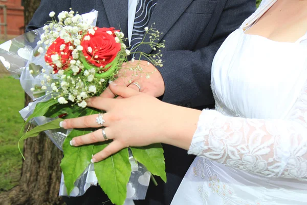 玫瑰的婚礼装饰 — 图库照片