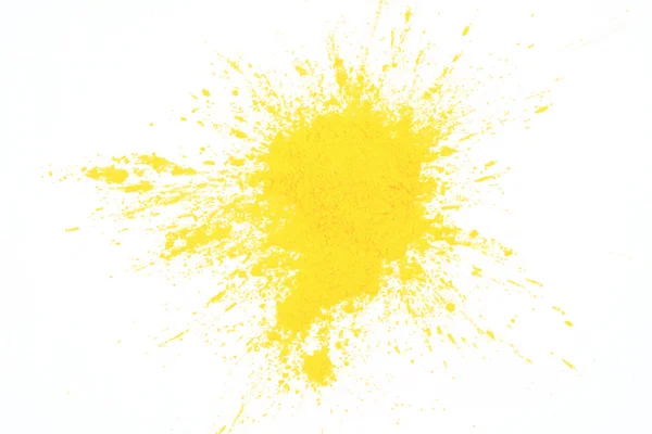 Gele toner poeder — Stockfoto