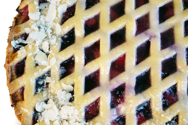 Raspberry Pie Very Nice Food Background — Stock Photo, Image