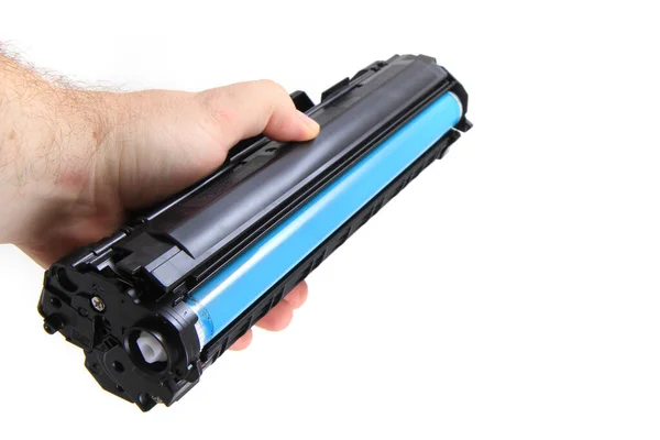 Toner Laser Vuoto Isolato Sullo Sfondo Bianco — Foto Stock