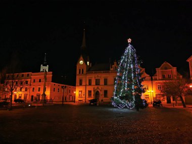 Vidnava Czech cumhuriyetinden küçük bir kasaba Noel 'de