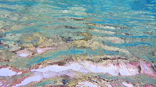 Textura Mořské Vody Jako Velmi Pěkné Potápění Pozadí — Stock fotografie