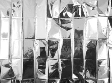 Yeni modern arkaplan olarak alüminyum folyo dokusu