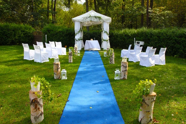 Lugar Casamento Livre Muito Agradável Como Fundo Muito Agradável — Fotografia de Stock