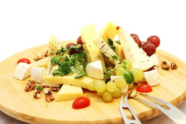 Coleção Queijo Como Fundo Gourmet Muito Agradável — Fotografia de Stock