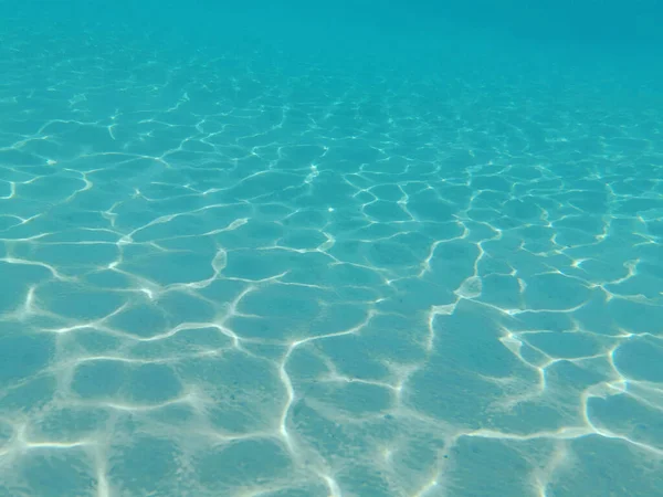 Helder Zand Onder Water Als Mooie Achtergrond — Stockfoto