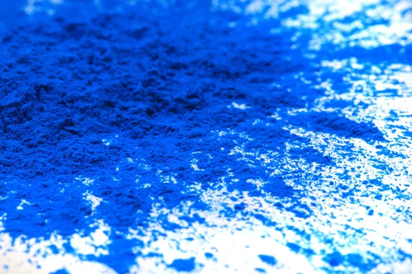 Блакитний Лазерний Порошок Ізольований Білому Тлі — стокове фото