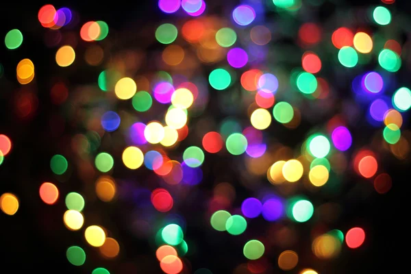 Abstrakte Farbe Weihnachten Licht Hintergrund — Stockfoto