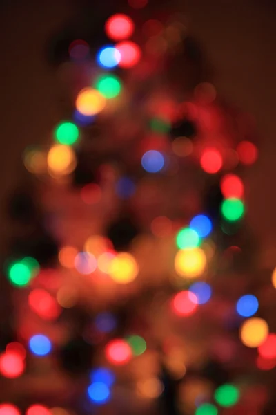 Abstrato cor luzes natal fundo — Fotografia de Stock