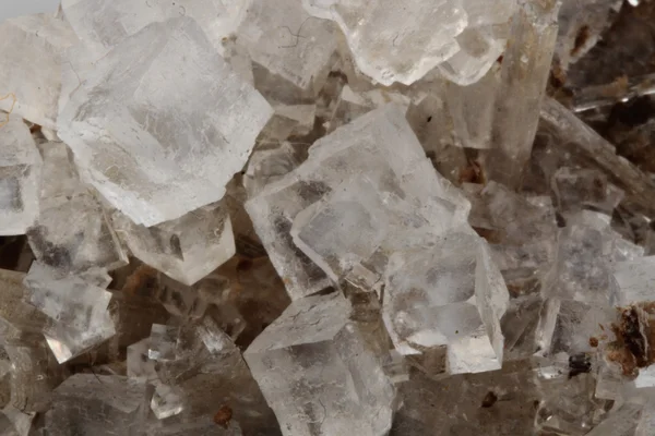 盐立方体天然矿物背景 — 图库照片