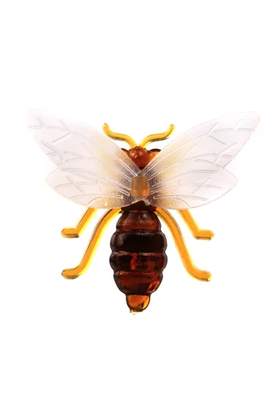 Small plastic bee — Stock Photo, Image
