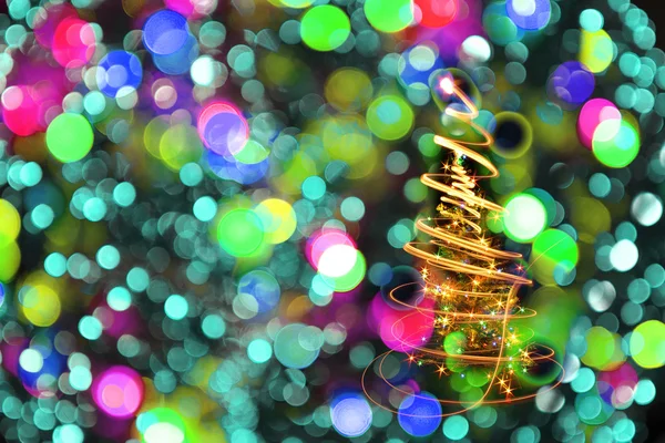 Färg julljus så fin bakgrund — Stockfoto