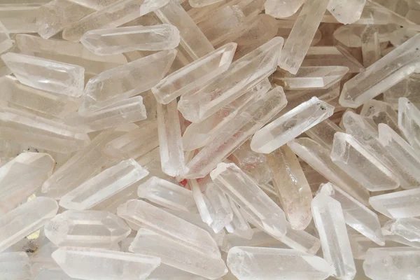 Белые кристаллы — стоковое фото