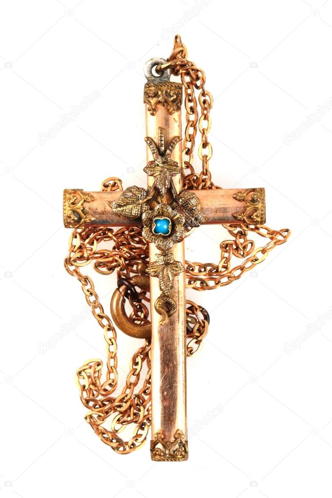 old golden crucifix 