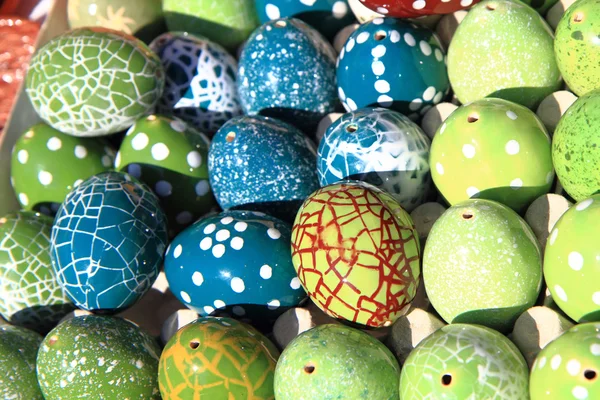 Fondo huevos de Pascua — Foto de Stock