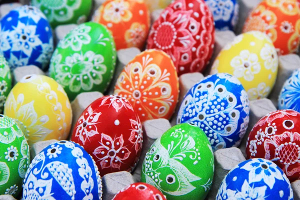 Kolor tła jaja wielkanocne — Zdjęcie stockowe