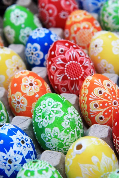 Color huevos de Pascua fondo —  Fotos de Stock